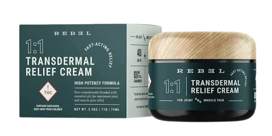 Rebel - 1:1 Transdermal Relief Cream — balms listed on the Herbs 4 You menu
