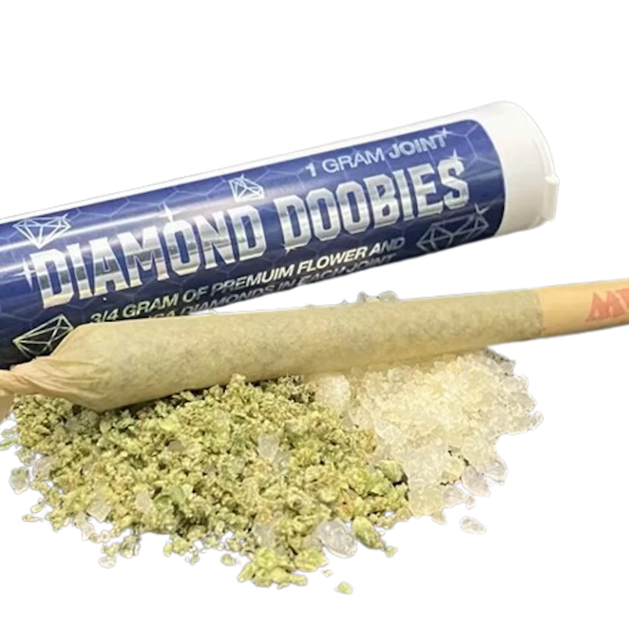 Infused Joints packaging shown for 99 Widows 1G Diamond Doobie on the Herbs 4 You menu