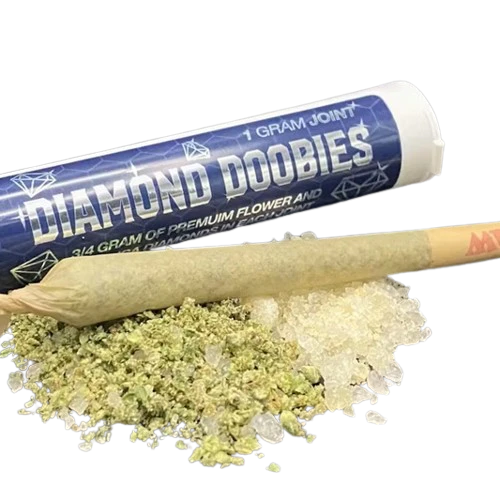 Infused Joints packaging shown for Fortissimo 1G Diamond Doobie on the Herbs 4 You menu
