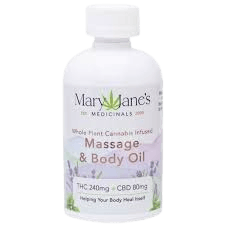 Mary Jane's Medicinal Massage Oil THC 60mg/ 20mg CBD