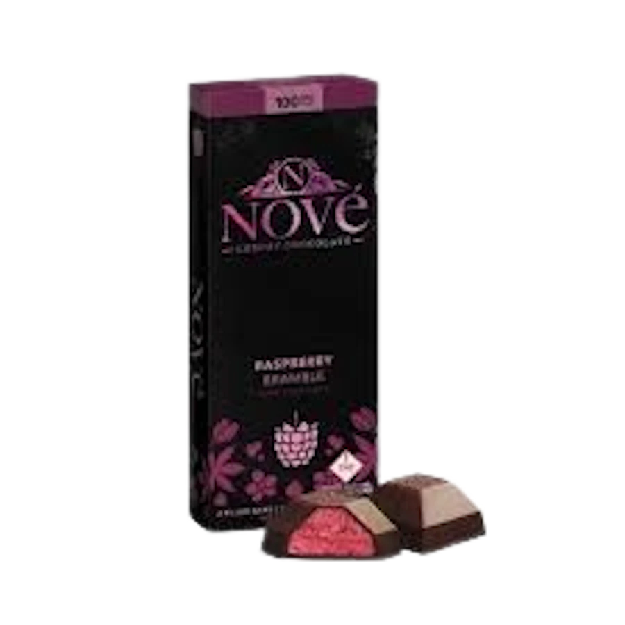 Nove - Raspberry Bramble 100mg Chocolate Bar — chocolates listed on the Herbs 4 You menu