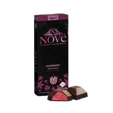 Nove - Raspberry Bramble 100mg Chocolate Bar — chocolates listed on the Herbs 4 You menu