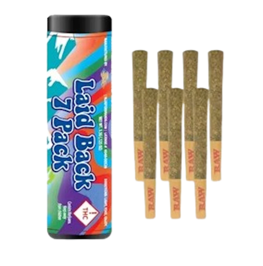 Minis packaging shown for Laid Back | Lavender Jones | Minis | 0.5g each | 7pk on the Herbs 4 You menu