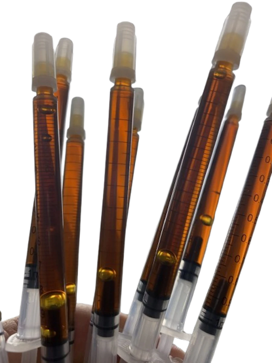 RSO packaging shown for Permanent Marker West Edison Activated Oil 1g Syringe on the Herbs 4 You menu