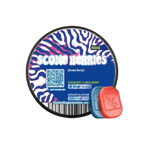 Dialed In - Scone Berries (#2645) — gummies listed on the Herbs 4 You menu