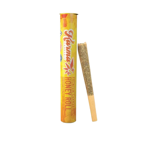 Infused Joints packaging shown for Orange You Glad? 1.2G Honey Roll on the Herbs 4 You menu