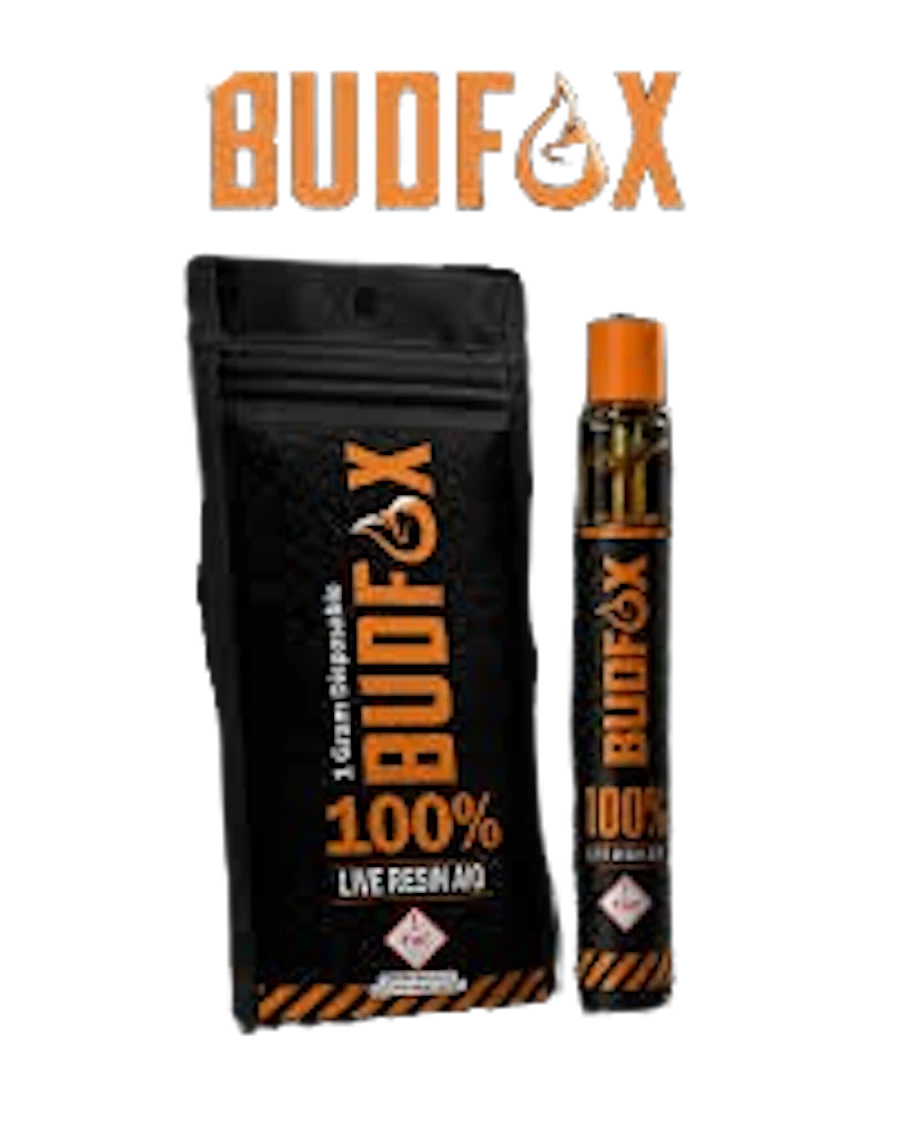Disposable packaging shown for GMO 1000MG Live Resin Disposable on the Herbs 4 You menu