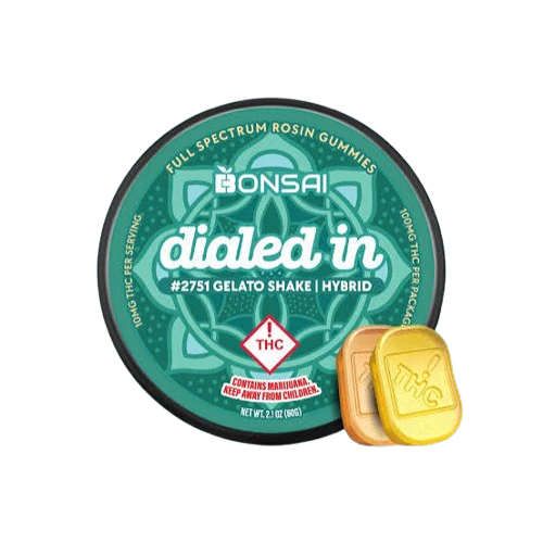 Dialed In - Gelato Shake (#2751) — gummies listed on the Herbs 4 You menu
