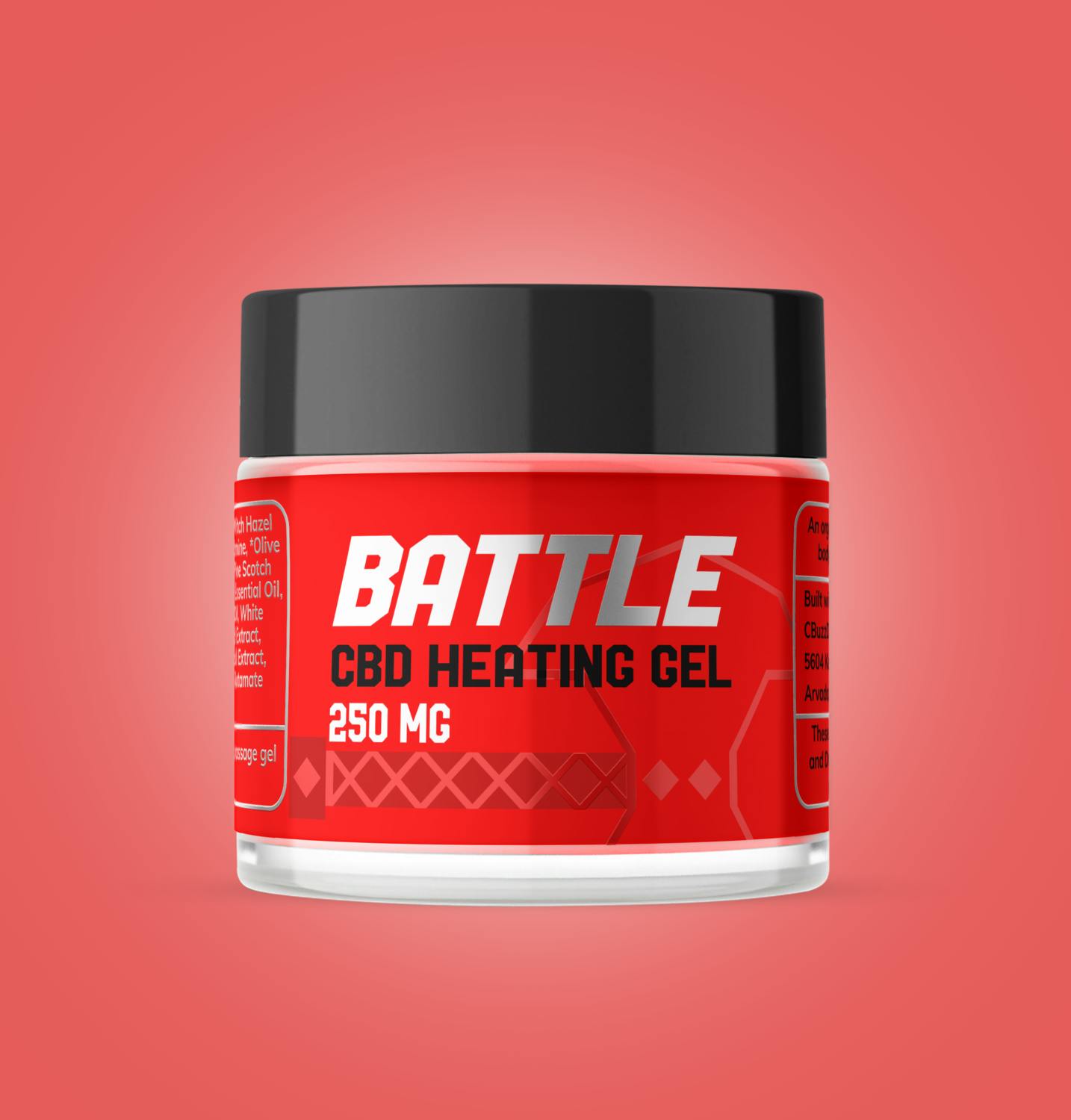 Battle 250MG CBD Heating Gel