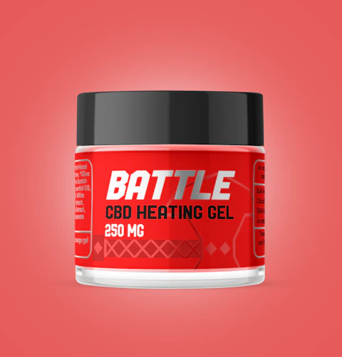 Battle 250MG CBD Heating Gel — topicals listed on the Herbs 4 You menu