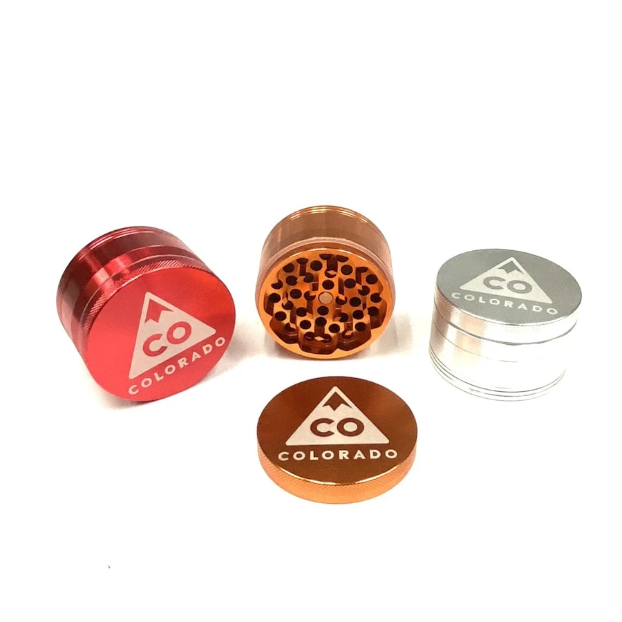 Metal Colorado Grinder — accessories listed on the Herbs 4 You menu
