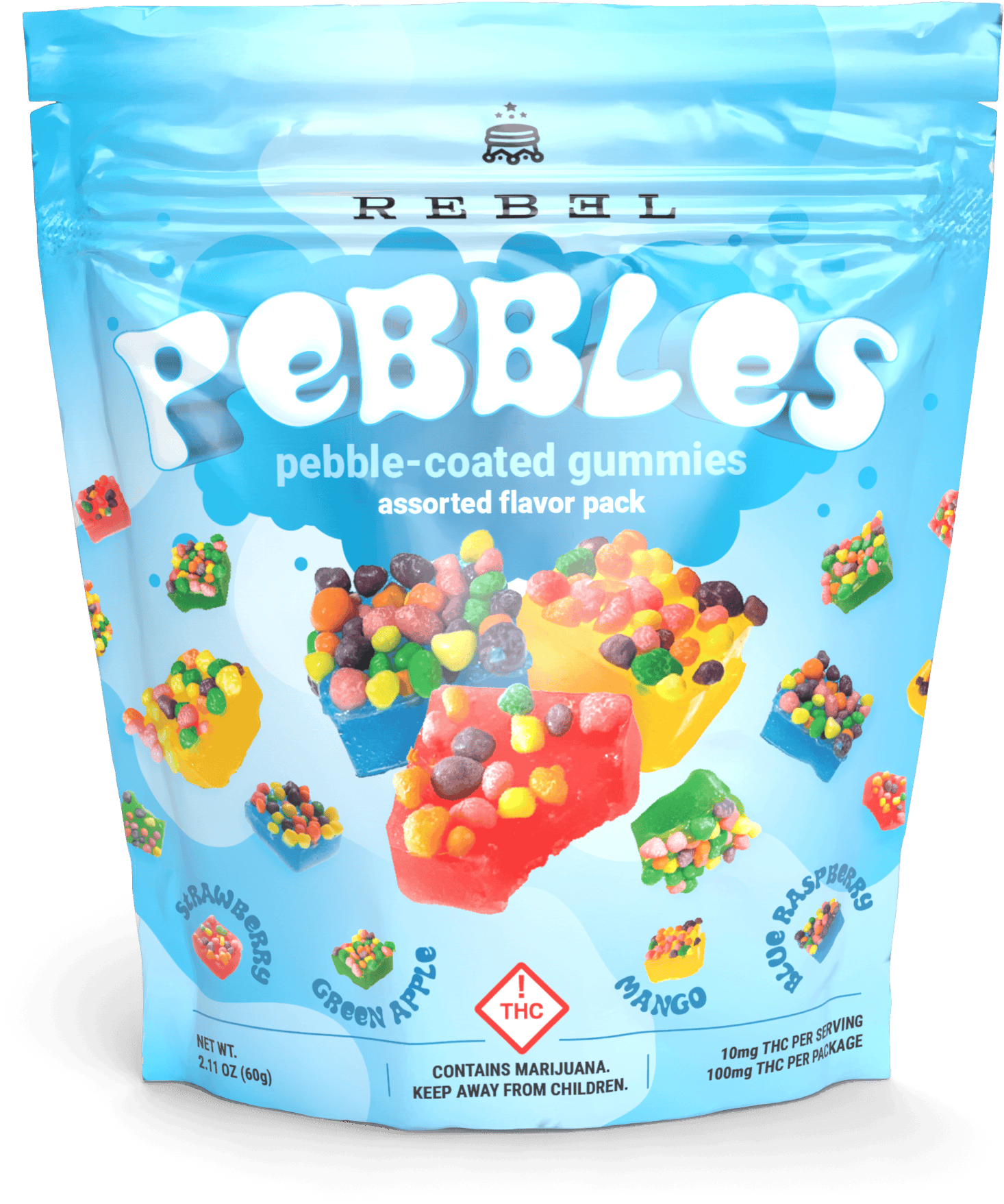 Pebbles Gummies | Gummies | 10pk | 10mg/ea