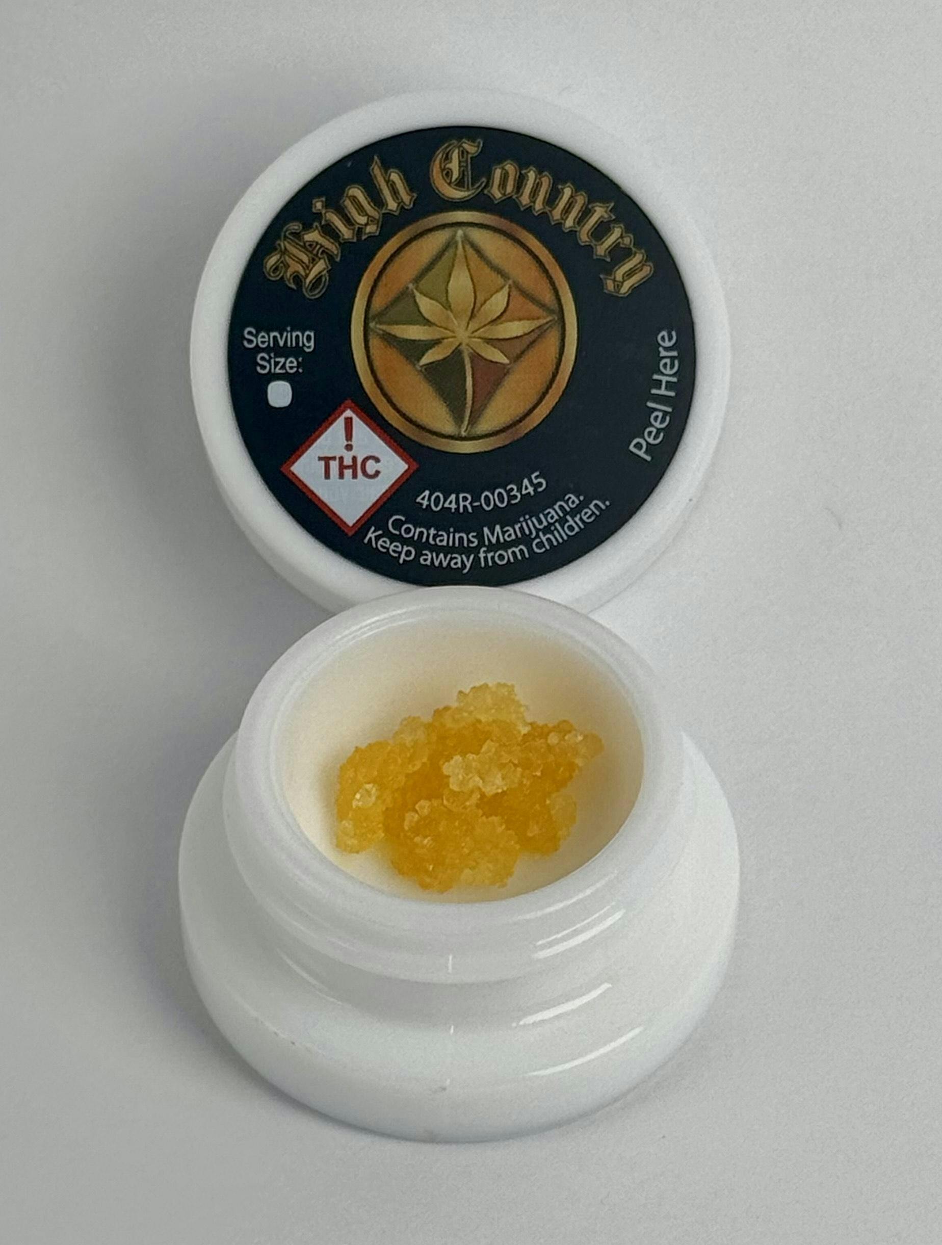 High Country Live Resin - Papaya Cake