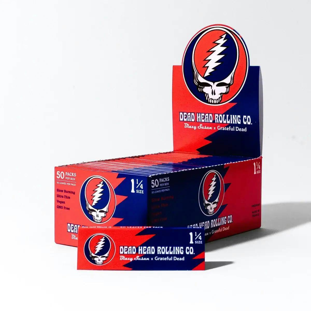 Blazy Susan x Grateful Dead | 1 1/4 Rolling Papers | Accessories | 50ct