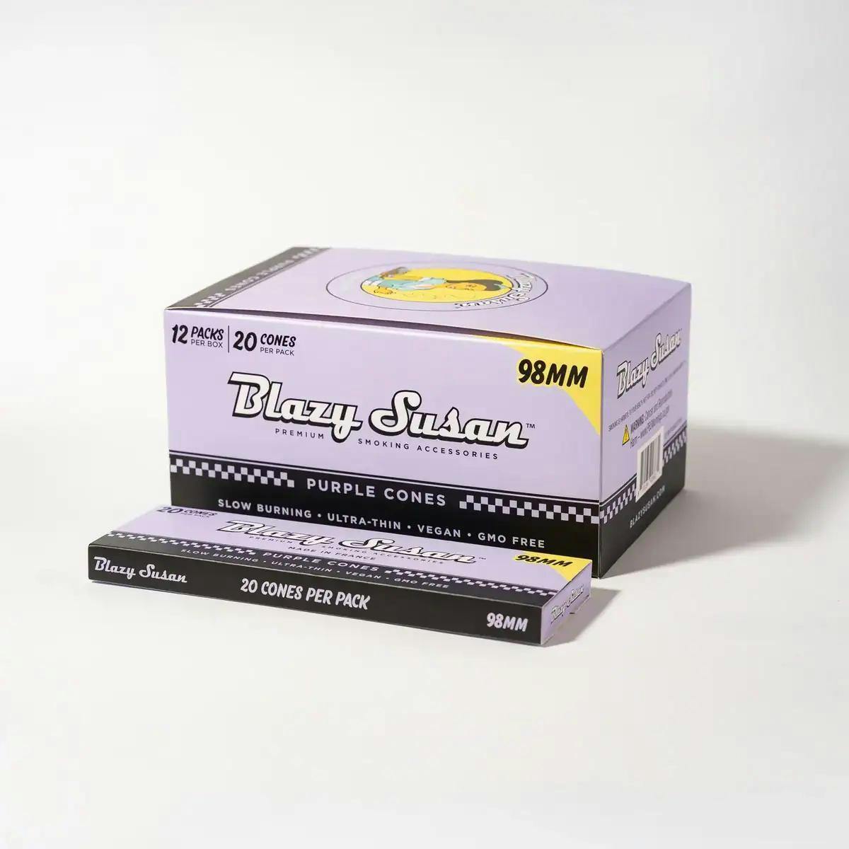 Blazy Susan Purple 98mm cone 20ct