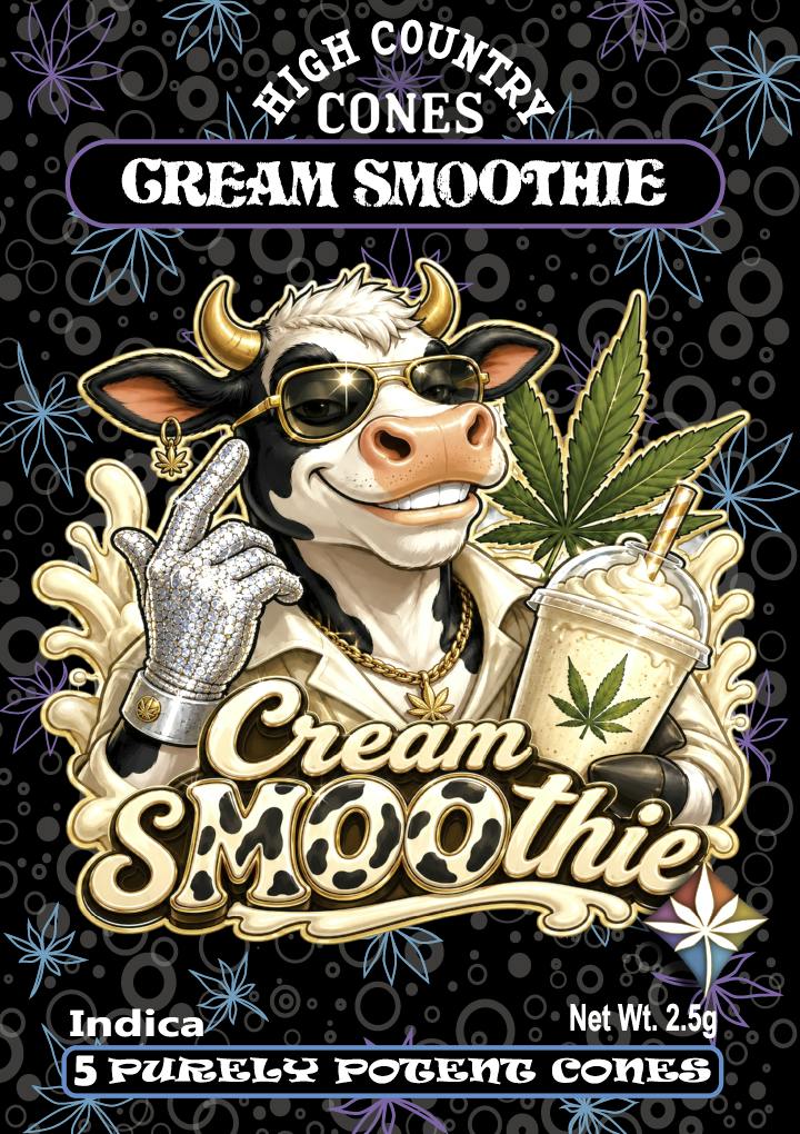 High Country Cones Full Melt 5 Pack Pre Roll - Cream Smoothie