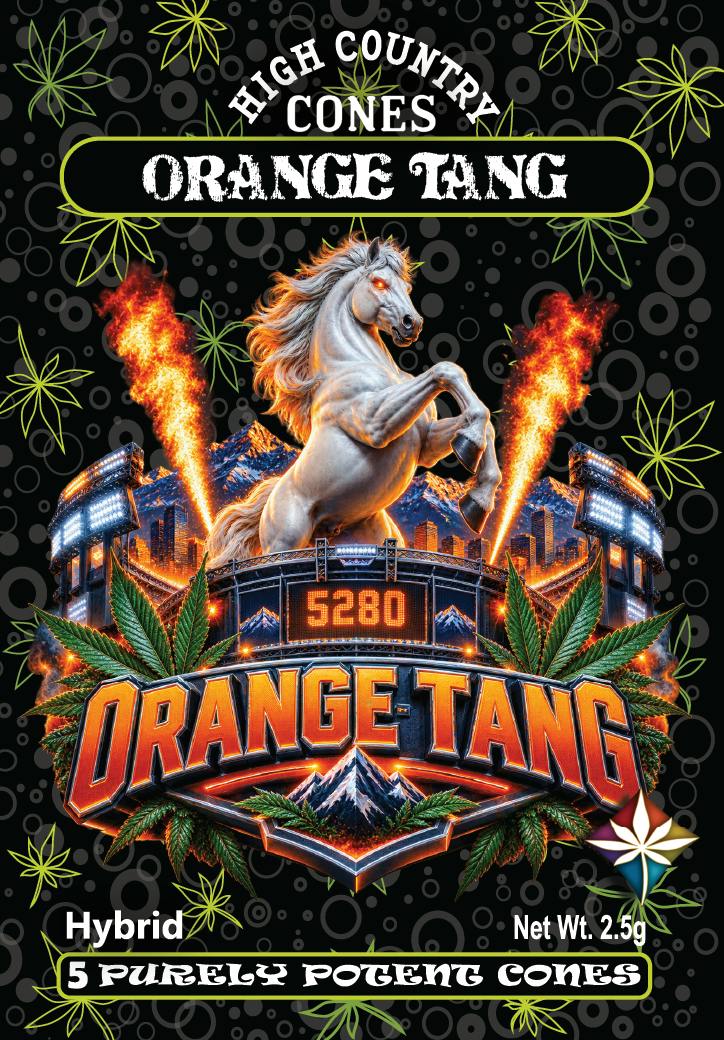 High Country Cones Full Melt 5 Pack Pre Roll - Orange Tang