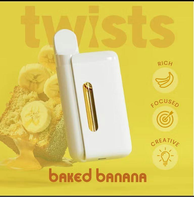 REC - Oil Twist Tanker AIO - Baked Banana (4000mg)