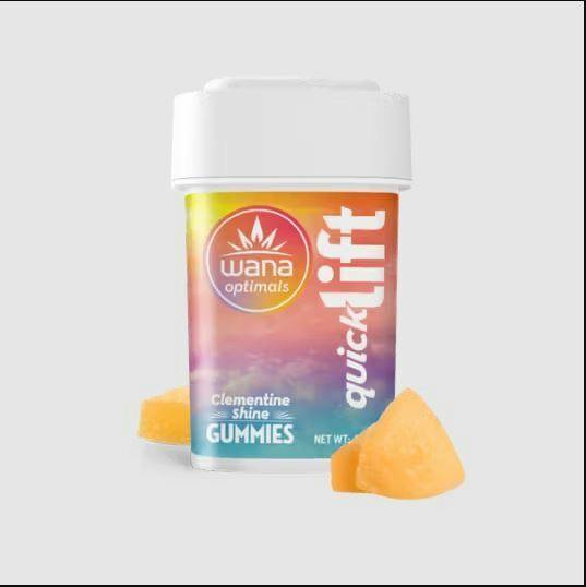 REC - Wana Optimals Gummies - Quick Lift 1:1:1 (100mg THC/ 100mg THCV/ 100mg CBG)