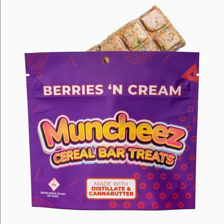 Muncheez - Berries N' Cream Cereal Bar (100mg)