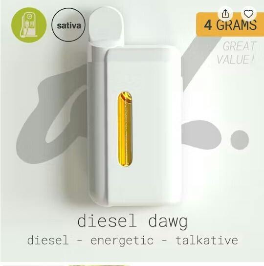REC - Oil Tanker AIO - Diesel Dawg (4000mg)