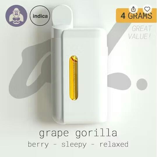 REC - Oil Tanker AIO - Grape Gorilla (4000mg)