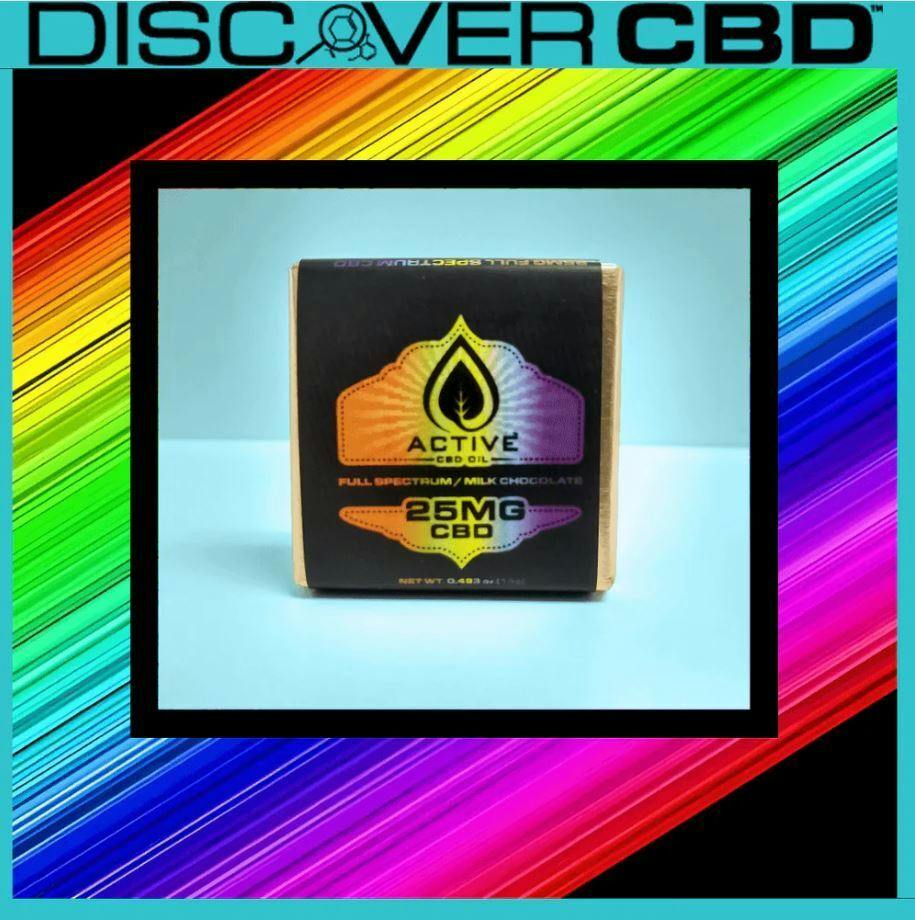 DC Active Milk Chocolate - Full Spectrum (25mg)