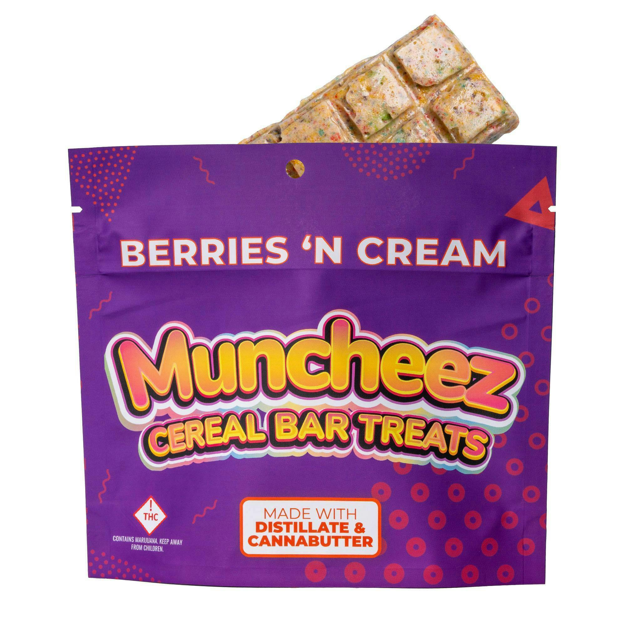 MED - Muncheez - Berries N' Cream Cereal Bar (1000mg)