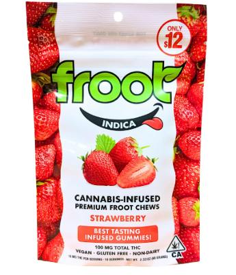 Froot Strawberry Gummies - 100mg