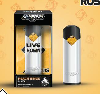 Sluggers - Rosin Vape - 1g - Indica - Peach Rings