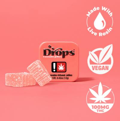 Drops | Watermelon 20pc River Float | Indica (100mg THC)