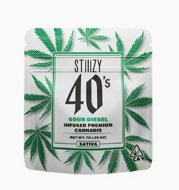 - SOUR DIESEL - 7G 40's Infused Flower