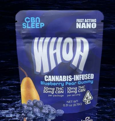 Bites | Blueberry Pear 1:1 THC:CBD Gummies | 100mg | 10ct | 10mg/ea