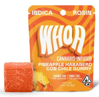 Bites | Pineapple Habanero Rosin Gummies | 100mg | 10ct | 10mg/ea