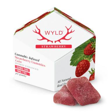 Drops | Strawberry 20pc Rodeo Queen| Super Sativa (100mg THC + 100mg CBG)