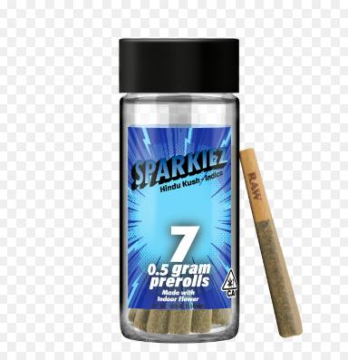 Sparkiez | Hindu Kush | Mini Pre-rolls | 0.5g each | 7pk