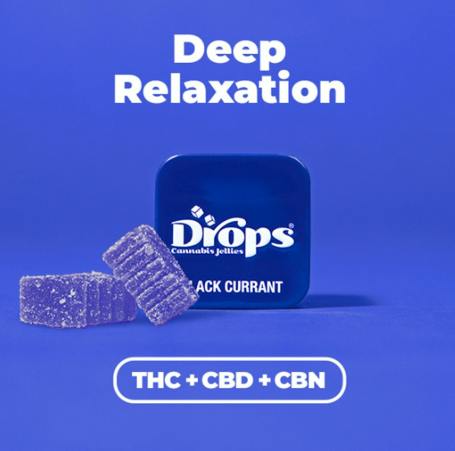 Drops | Black Currant 2pc Nightshade | Indica (100mgTHC+100mgCBN+100mgCBD)