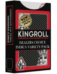 Kingroll Dealer's Choice | Cannalope | Infused Joints | .75g each | 4pk
