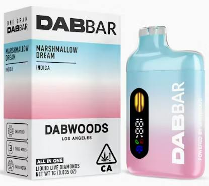 Marshmallow Dream | Dab Bar 2.0 Liquid Live Diamonds Disposable | 1g