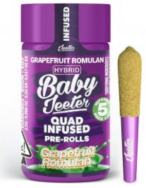 Jeeter | Grapefruit Romulan | Quad-Infused Minis | 0.5g each | 5pk