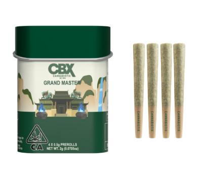 GRAND MASTER 2G 4PK PRE-ROLL PACK