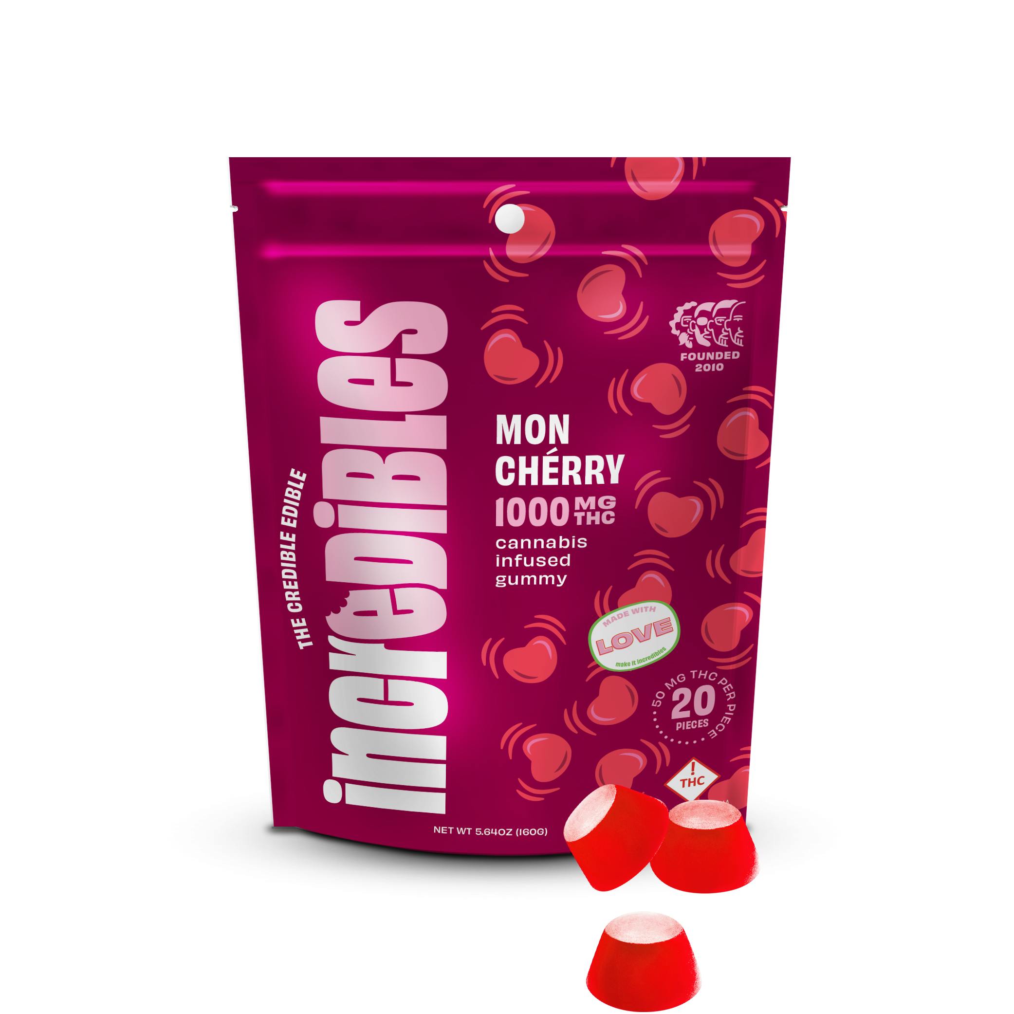 Incredibles Mon Cherry 1000mg Gummies