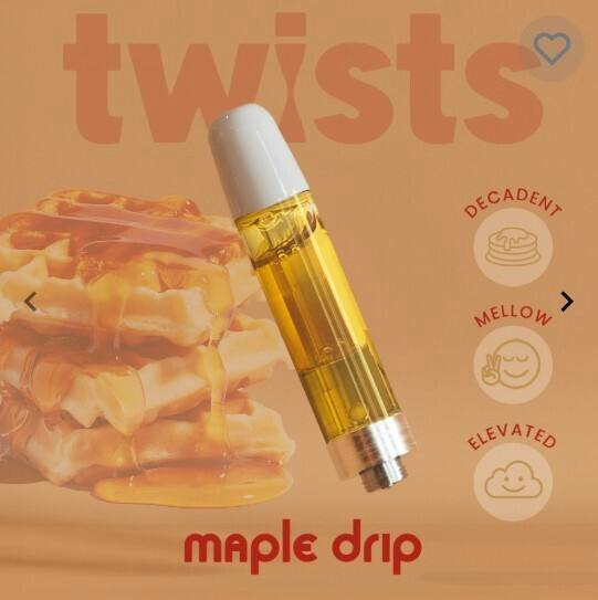 Maple Drip Flavor - "Twists" Cartridge (1000mg) - by Oil®