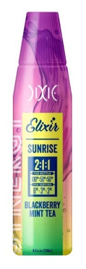 Dixie Synergy Elixir - Sunrise Tea (100mgTHC/50mgCBD/50mgCBG)