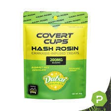 Dubai Chocolate - 200MG Hash Rosin Chocolate Cups - Covert Cups - REC by Covert Cups