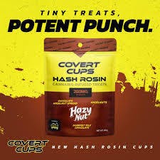 Hazy Nut - 200MG Hash Rosin Chocolate Cups - Covert Cups - REC by Covert Cups