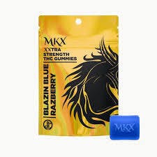 Blazin Blue Razberry Gummies | 200mg | 10ct | 20mg/ea by MKX Oil Co