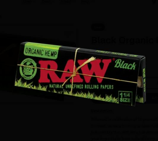 BLACK ORGANIC HEMP KING SIZE