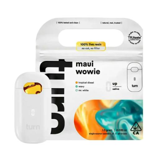 Maui Wowie live resin blend TurnOne All in one 1g