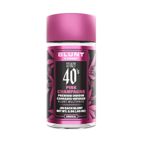 Pink Champagne - .5G 40's Infused Preroll 5 Pack